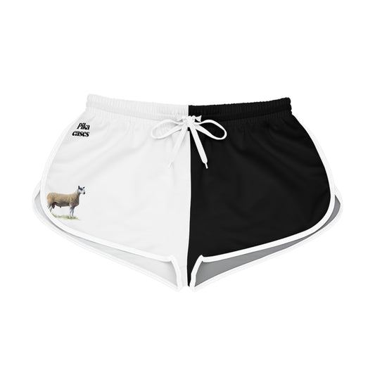 Blue Faced Leicester Black & White Relaxed Shorts
