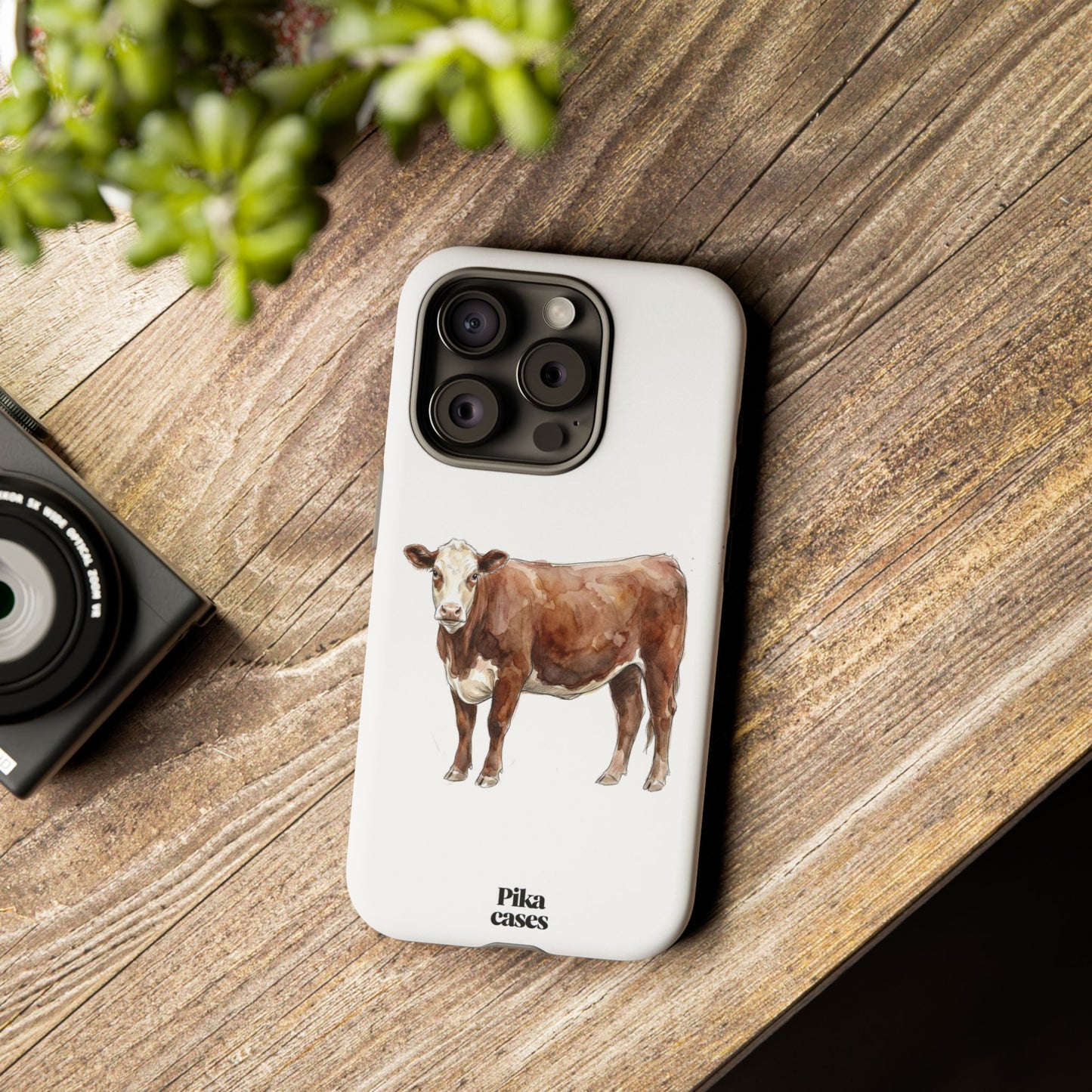 Hereford Cow Phone Case