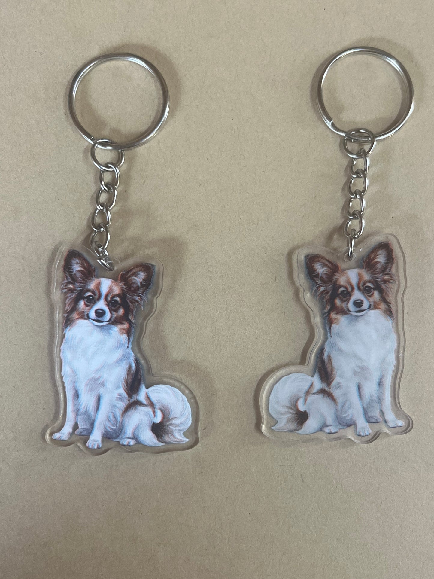 Papillon Keyring