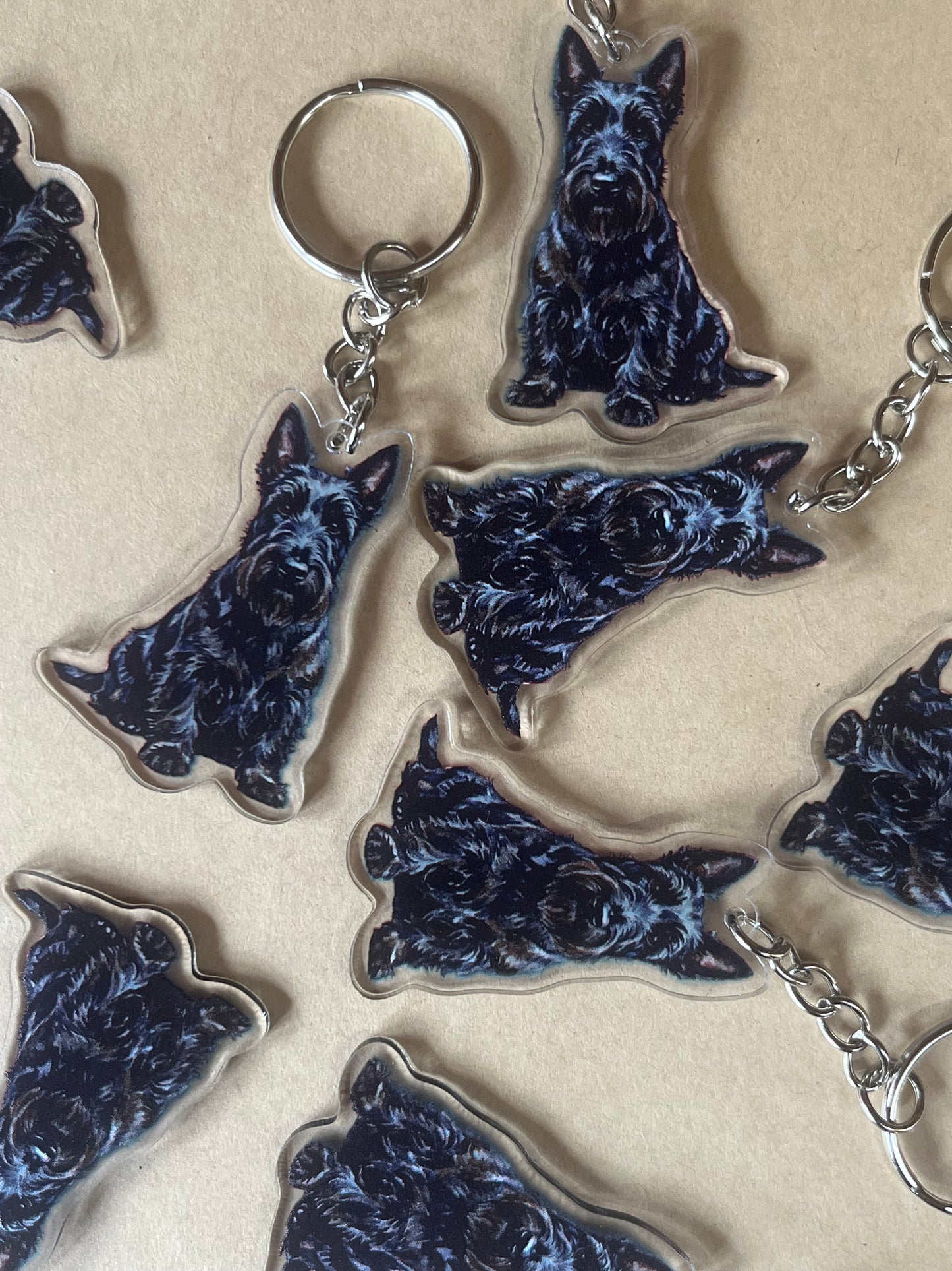 Scottie Dog Keyring