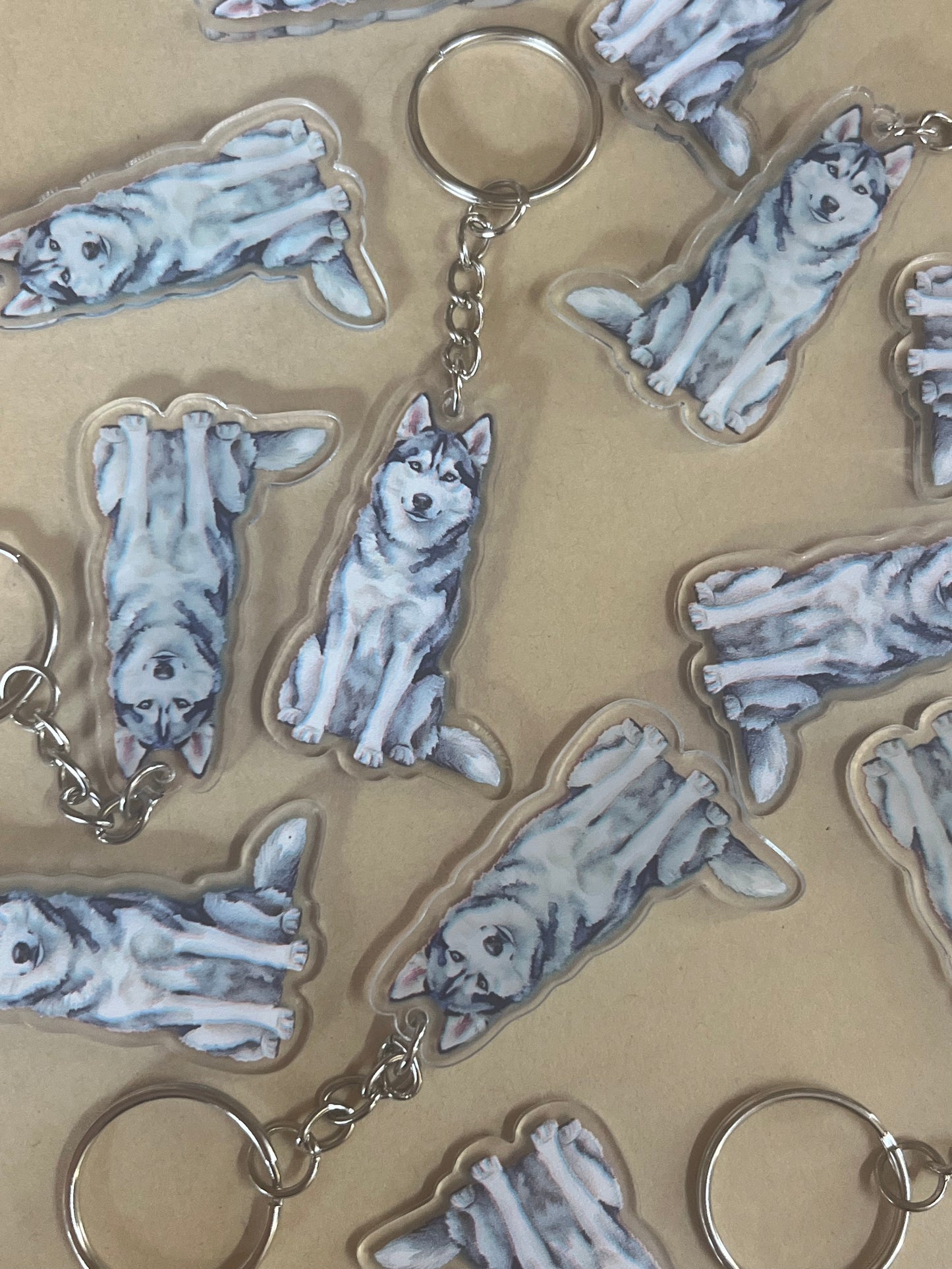 Husky Keyring