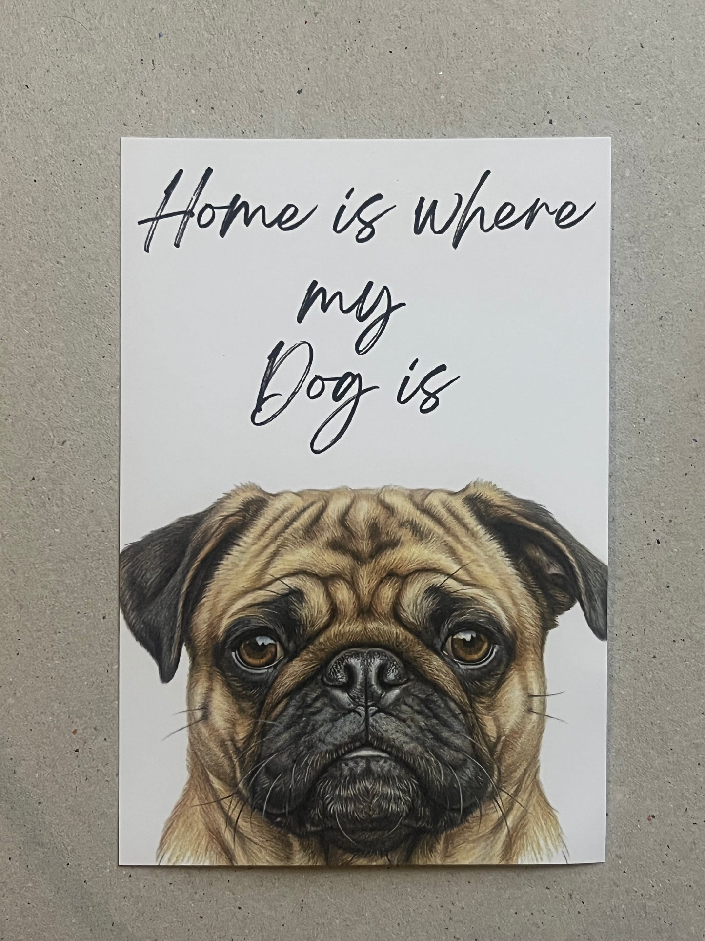 Pug Art Print