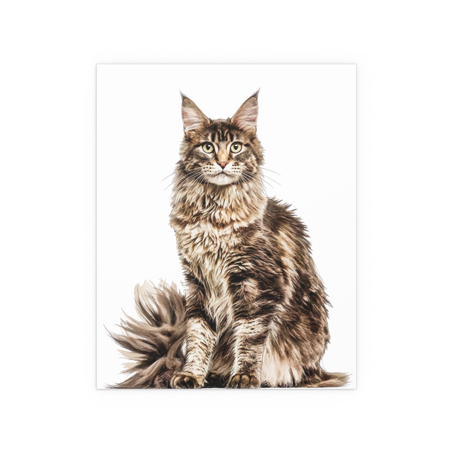 Watercolour Style Custom Pet Portrait