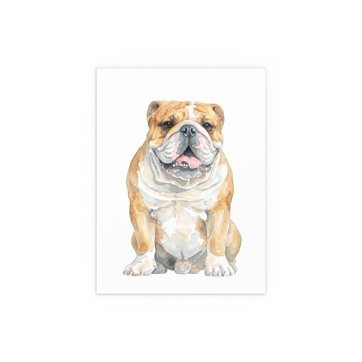 Watercolour Style Custom Pet Portrait