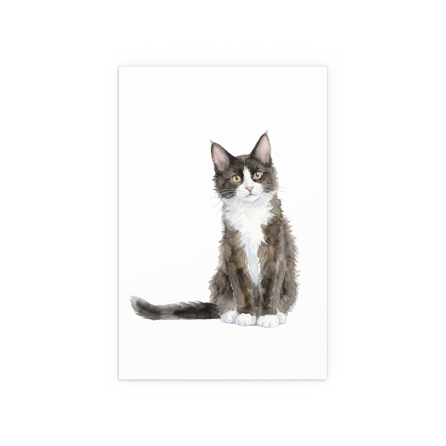 Watercolour Style Custom Pet Portrait