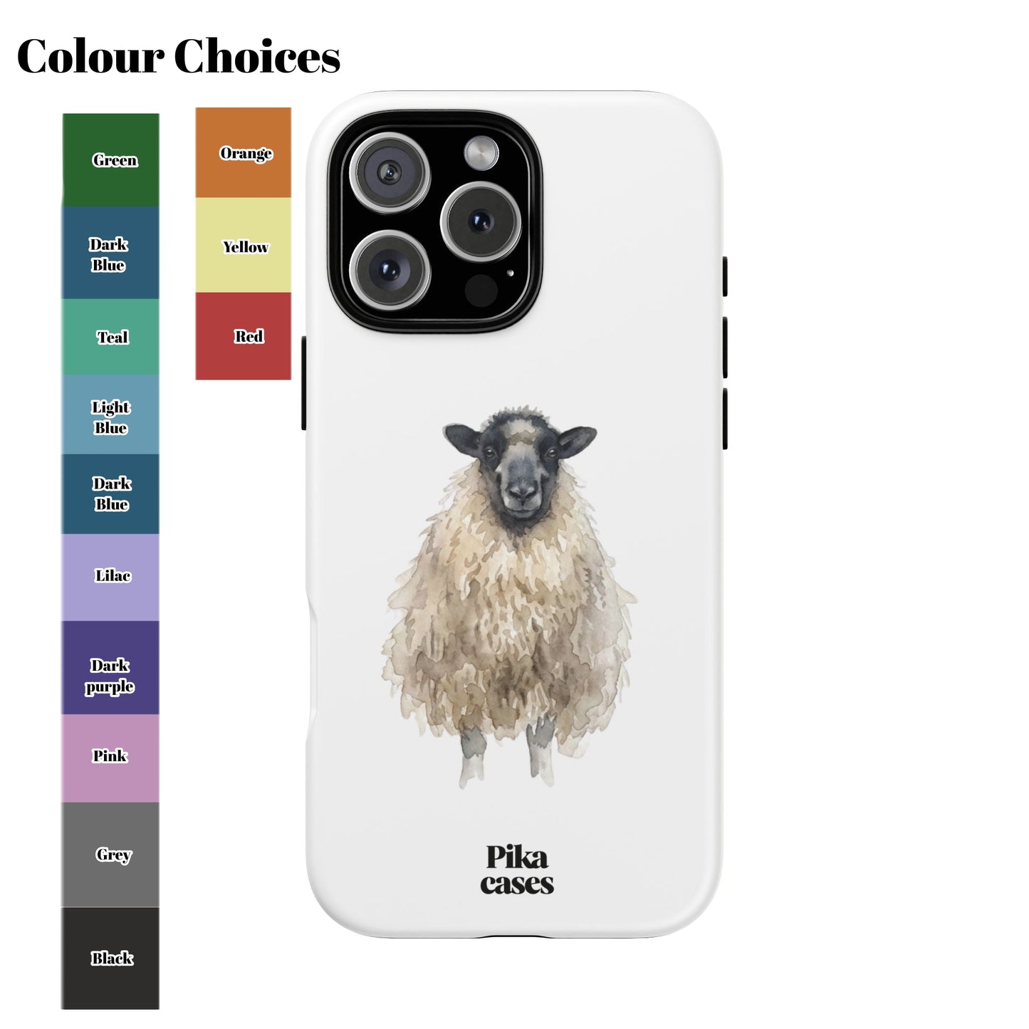 Grey Faced Dartmoor Phone Case